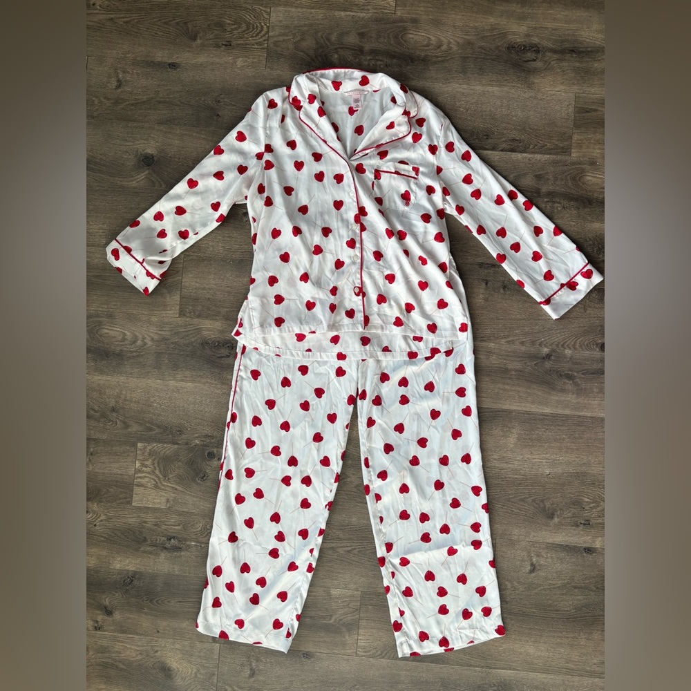 Victoria secret satin pajama set